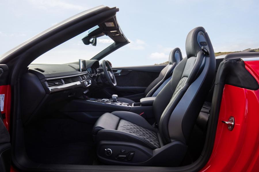 Интерьер Audi S5 Cabriolet 2017 года  (AU) (фото 16 из 23)